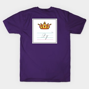 Queen Queer Alphabet Cards T-Shirt